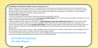 Gayrimenkul Satis Kazanci istisnasi