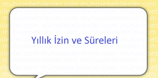 Yıllık izin ve sureleri