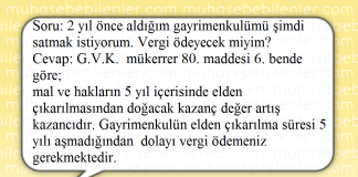 Gayrimenkulün Elden Çıkarılma Süresi 5 Yılı Aşmadı Durumlarda Vergi Ödenir mi?