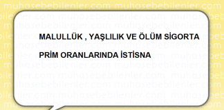 Malullük, Yaşlılık ve Ölüm Sigorta Prim Oranında İstisna