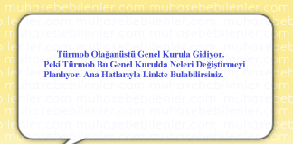 Turmob olaganustu genel kurulu hk