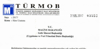 LUCA GİTTİ 04/2017 Beyannamelerine Uzama Talebi Geldi.