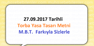 27092017 Tarihli Torba Yasa Tasari Metni