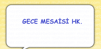 gece mesaisi