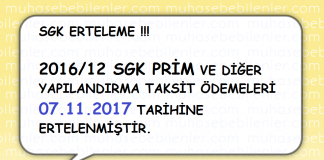 sgk erteleme