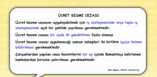 ucret kesme cezasi
