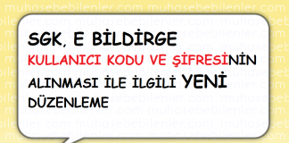 sgk e bildirge yeni duzenleme