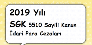 2019 yili sgk idari para cezalari