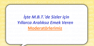 MBT Moderatörleri