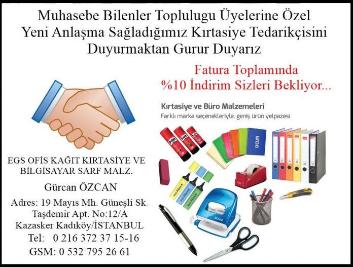 Bu Yazımızın Konusu : MBT Anlasmalı Egs Ofis'ten Kırtasiye Malzemelerinde MBT Uyelerine Ozel Indırım