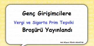genc girisimcilere vergi ve sgk tesviki