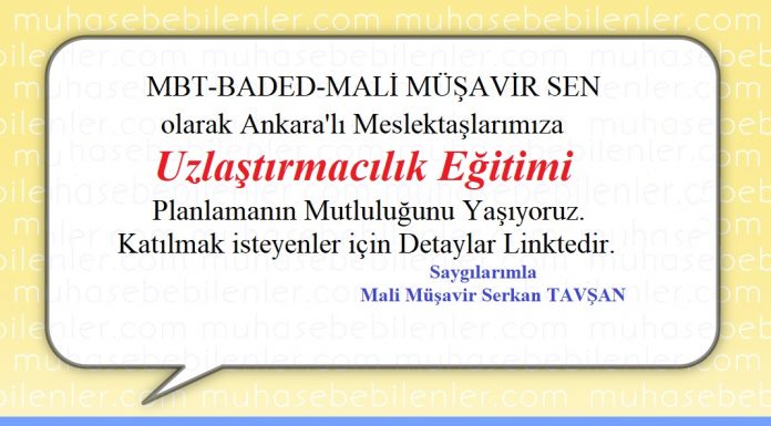 uzlastirmacilik egitimi