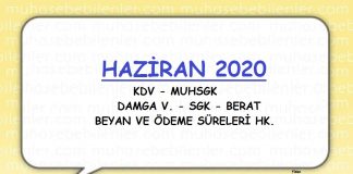 HAZİRAN 2020