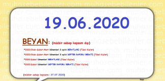haziran 2020 son gun hatirlatma 2