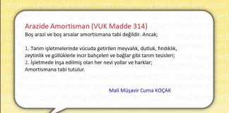 Arazide Amortisman