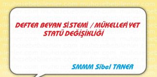 DBS STAU DEGISIKLIGI