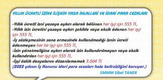 yıllık izin yasa ihlalleri