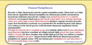 FİNANSAL MANİPULASYON