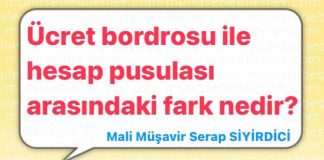 UCRET BORDROSU UCRET PUSULASI