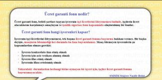 UCRET GARANTİ FONU NEDİR