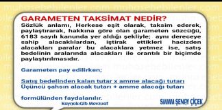 GARAMETEN TAKSİMAT NEDİR