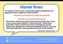 Hizmet İhracı Hk.