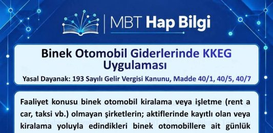 Binek Otomobil Giderlerinde KKEG Uygulaması